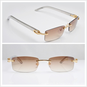 Ct Edelstahl Sonnenbrille / berühmte Markenname Galsses / Rimless Sonnenbrille
